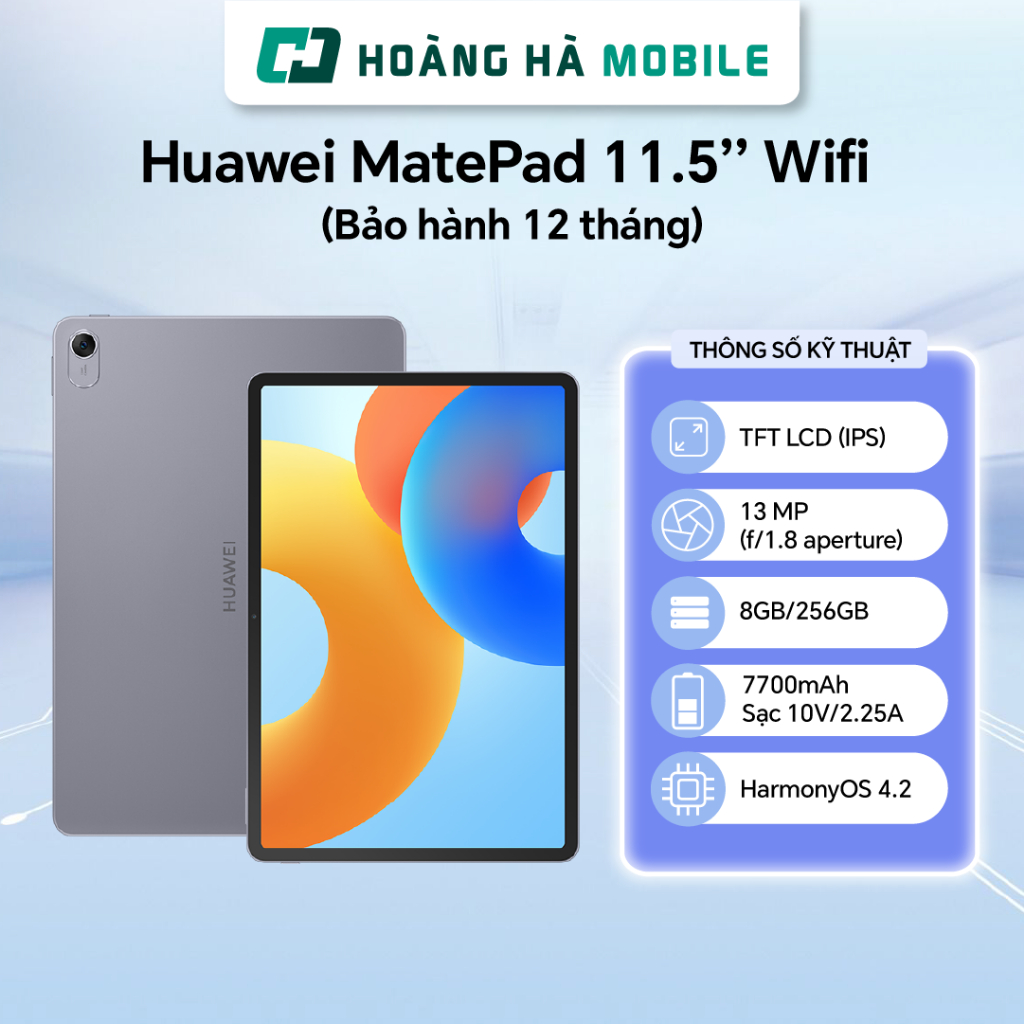 Máy tính bảng Huawei MatePad 11.5 inch Wifi 2025 (8GB/256GB) - Chính hãng (Nguyên Seal Chưa Active) | Shopee Việt Nam