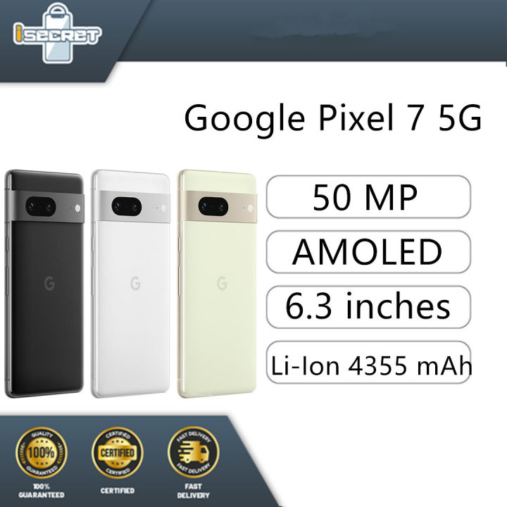 Google Pixel 7 (8+256GB)(8+128GB) / 6.3 inches /50 MP/ 4355 mAh / 1 Month Warranty | Lazada Malaysia
