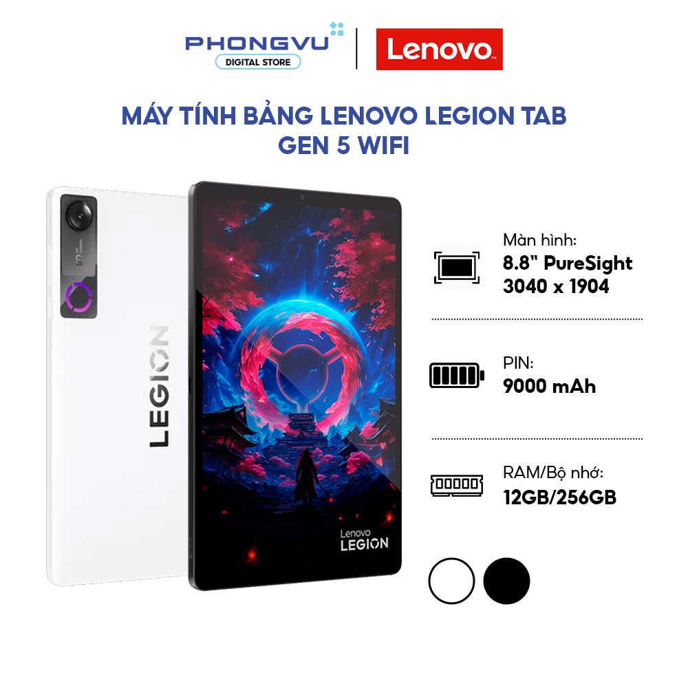 Máy tính bảng Lenovo Legion Tab Gen 5 Wifi 12GB/256GB 8.8 inch - Pin 9000mAh - Bảo hành 24 tháng | Shopee Việt Nam