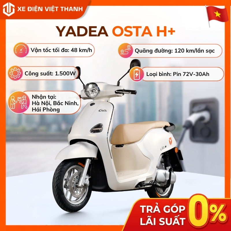 Xe Máy Điện Yadea Osta H+ | Shopee Việt Nam