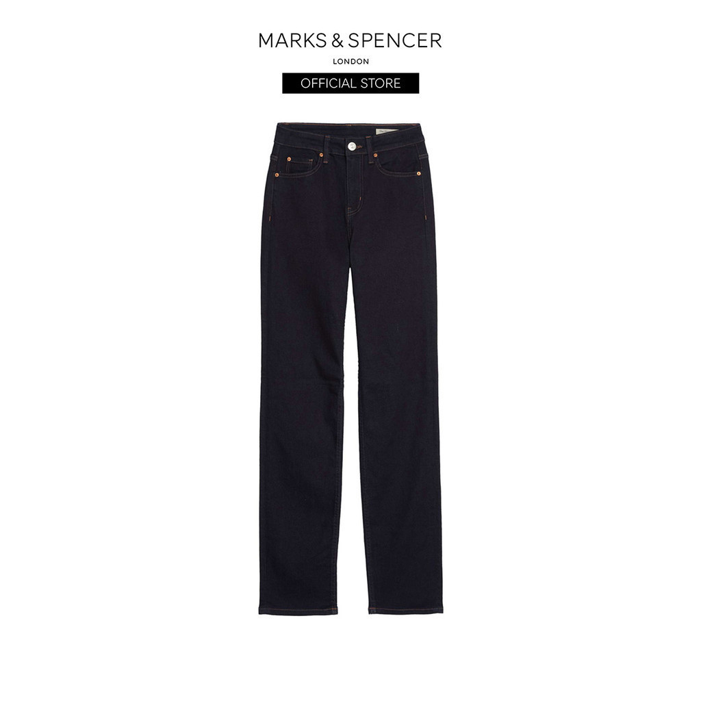 M&S Sienna Straight Leg Jeans with Stretch - T57/7566 | Shopee Malaysia