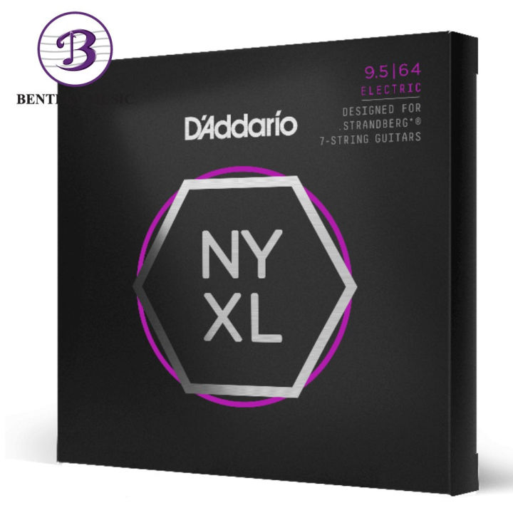 D’Addario NYXL09564SB NYXL Nickel Wound 7-String Strandberg Electric Guitar Strings, Custom Light, 9.5-64 Gauge | Lazada Malaysia