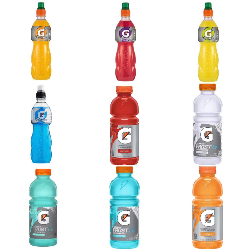 Nước thể thao Gatorade vị Cool Blue,cam chanh,Lý chua đen 500Ml & 591ML | Shopee Việt Nam