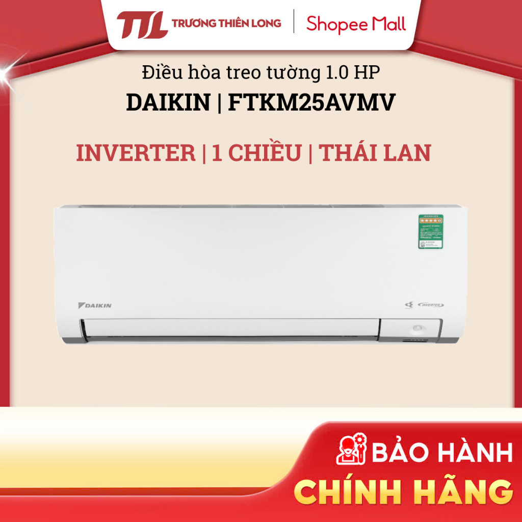 FTKM25AVMV | Máy lạnh DAIKIN Inverter 1HP FTKM Series [FREESHIP HCM] | Shopee Việt Nam