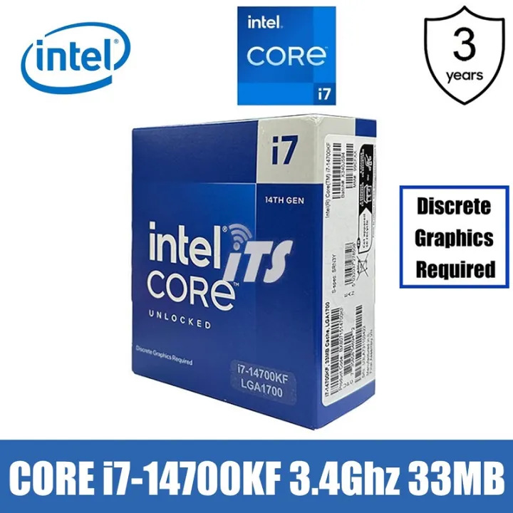 Intel Core I7-14700KF 14th Gen Processor - Raptor Lake (33MB Cache, 3.4Ghz) | Lazada Malaysia