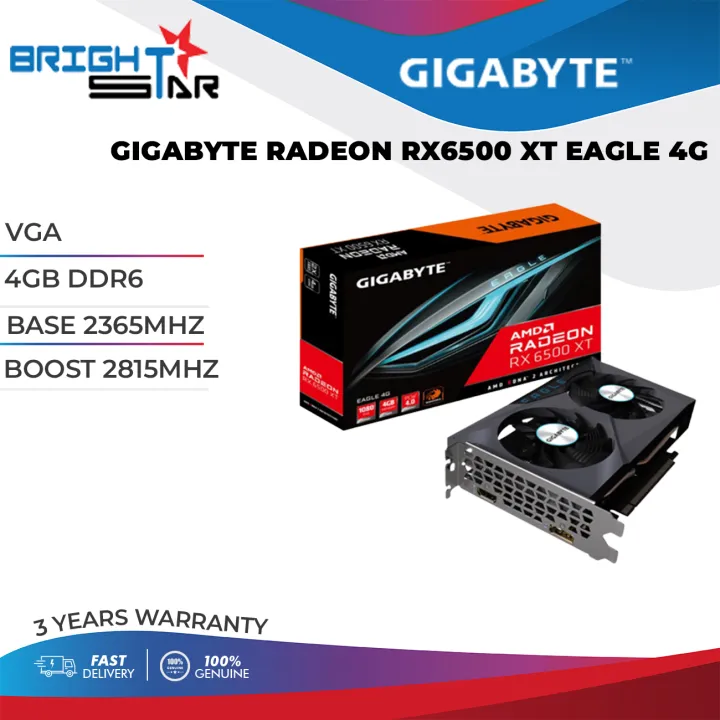 Gigabyte Radeon RX 6500 XT Eagle 4G DDR6 Graphic Card | Lazada Malaysia