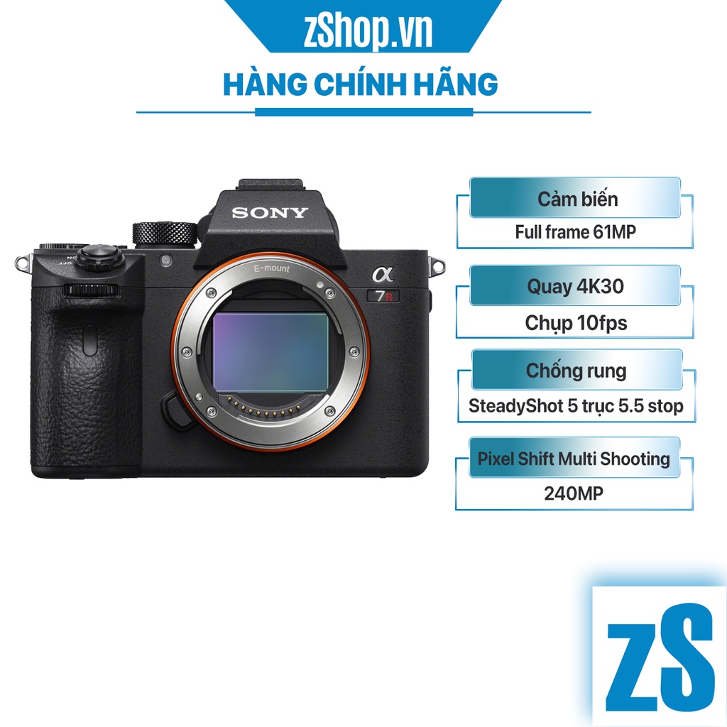 Máy Ảnh Sony A7R IVA (Body) (Hàng Chính Hãng) | Shopee Việt Nam