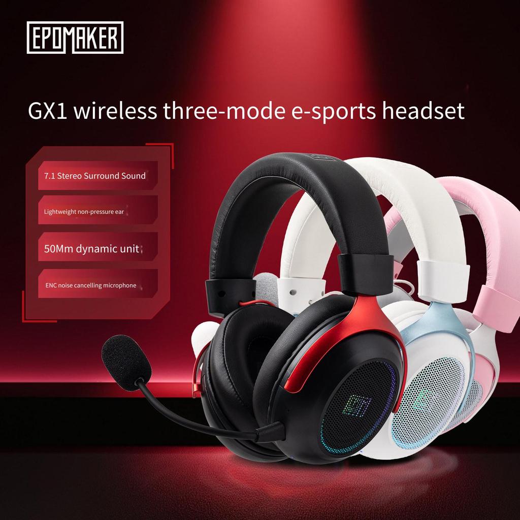 EPOMAKER GX1 four mode FPS head mounted noise cancelling gaming headset | Shopee Malaysia