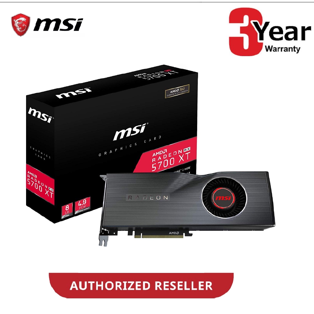 MSI Radeon RX 5700 XT 8G GDDR6 RX5700XT | Shopee Malaysia