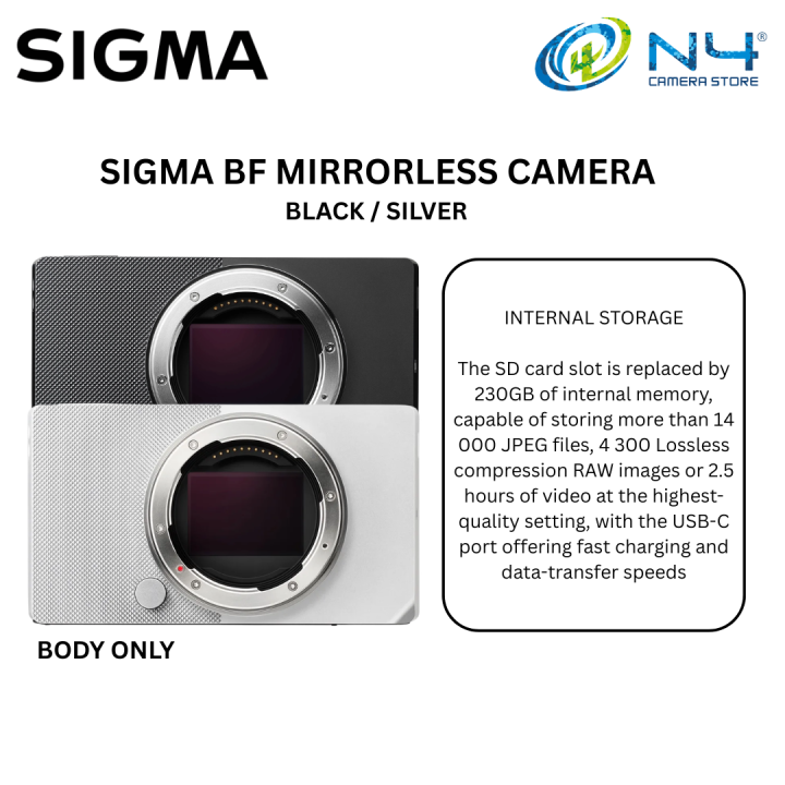 Sigma BF Mirrorless Camera Black / Silver | Lazada Malaysia