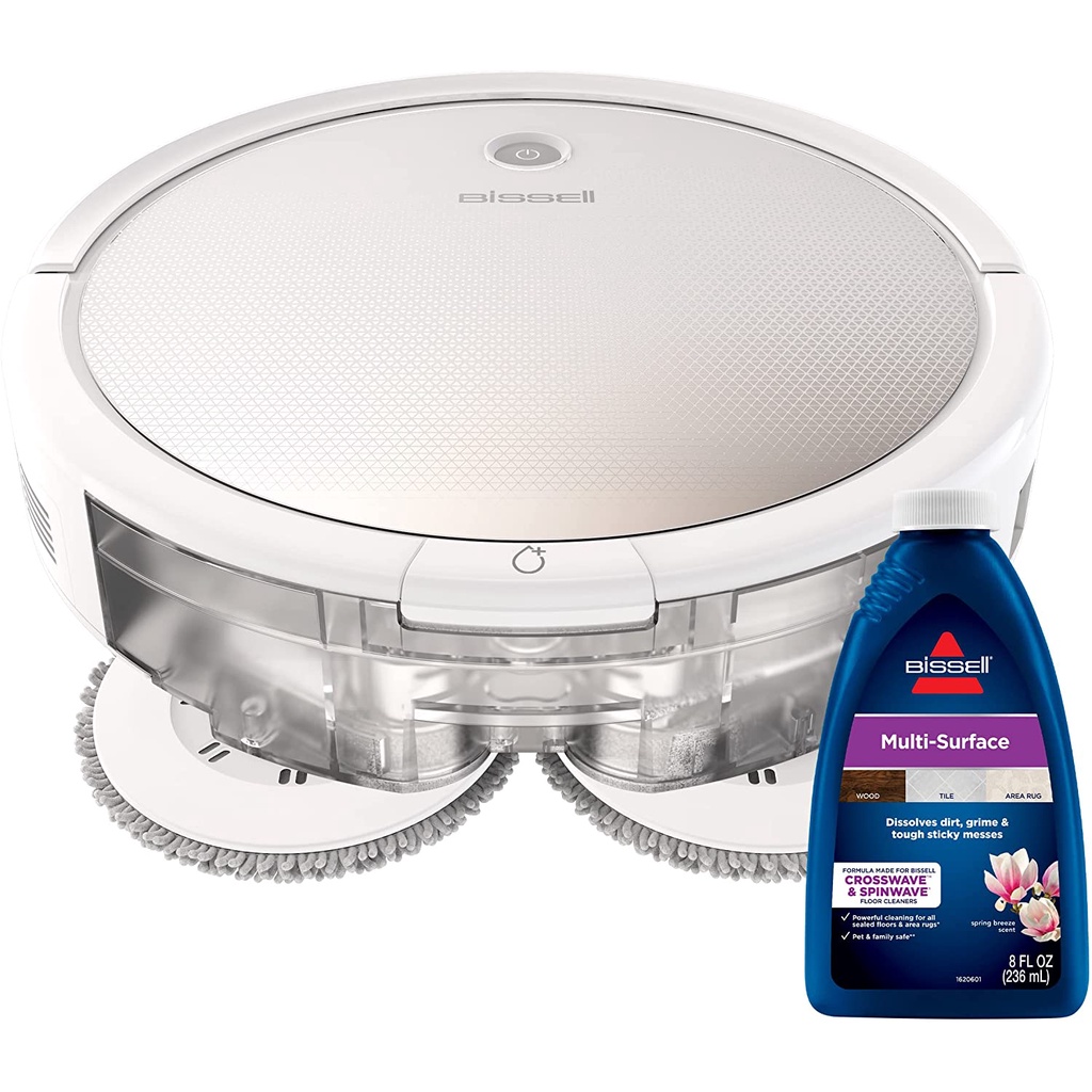 Bissell SpinWave Pet Robot 2-in-1 Wet Mop and Dry Robot Vacuum WiFi Connected with Structured Navigation 3347 | Shopee Malaysia