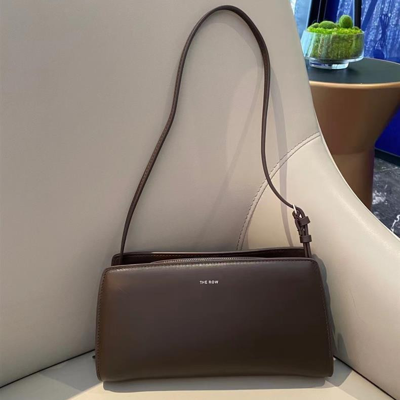 The Row Baguette Bag Genuine Leather Shoulder Bag Fashion & Premium Crossbody Bag All-Match Small Square Bag | Shopee Malaysia