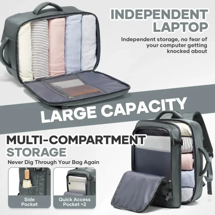 Ryanair Cabin Bags 40x30x20 Underseat Travel Backpack, Cabin Fly Bag, Outdoor Backpack Back-to-School Storage Laptop Bookbag | Lazada Malaysia