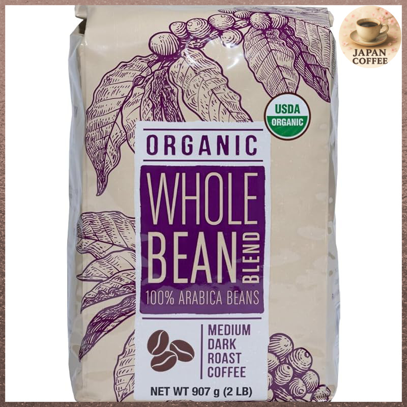 Kirkland Signature Coffee Medium Dark Roast [USDA] Organic Whole Bean Blend 907g - Costco | Shopee Malaysia
