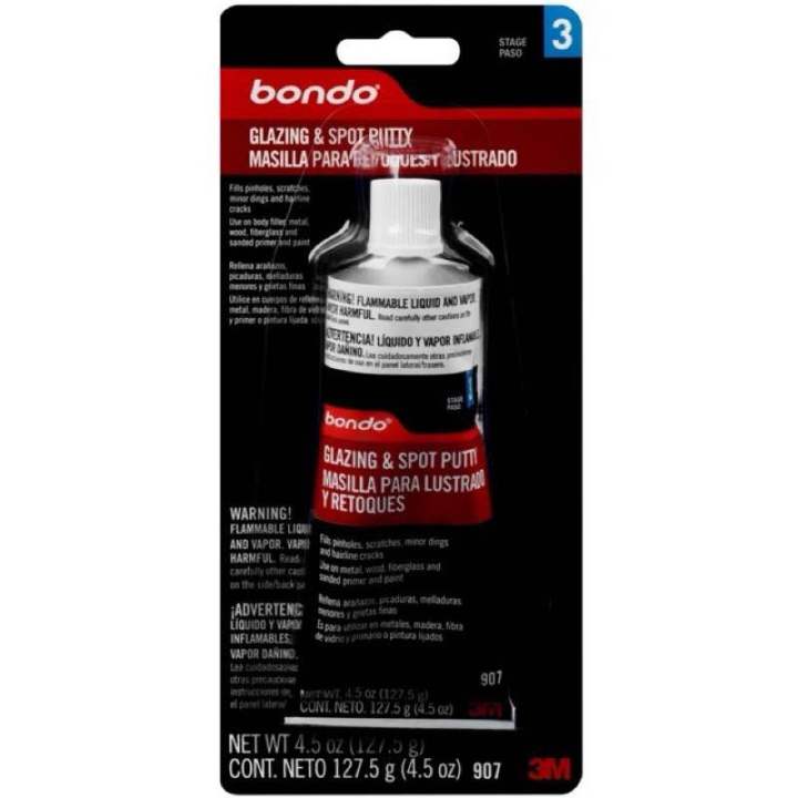 3M Bondo Glazing & Spot Putty 127.5g (#907) | Lazada Malaysia