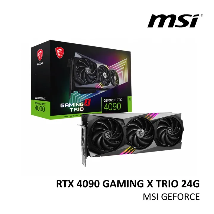 MSI RTX 4090 GAMING X TRIO 24G GRAPHIC CARD | Lazada Malaysia
