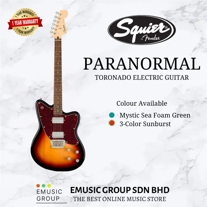 Squier Paranormal Series Toronado Electric Guitar, 3-Tone Sunburst | Lazada Malaysia