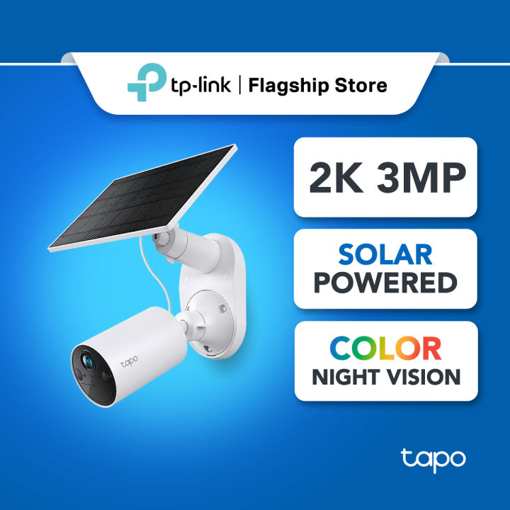 【SIRIM】TP-Link Tapo TC82 KIT / TC80 KIT 2K/3MP Outdoor Solar CCTV Battery Camera Color Night Vision IP65