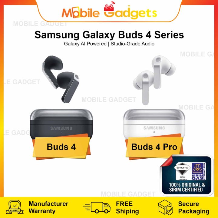 Samsung Galaxy Buds 4 / Buds 4 Pro | Original Malaysia New Set | Lazada Malaysia