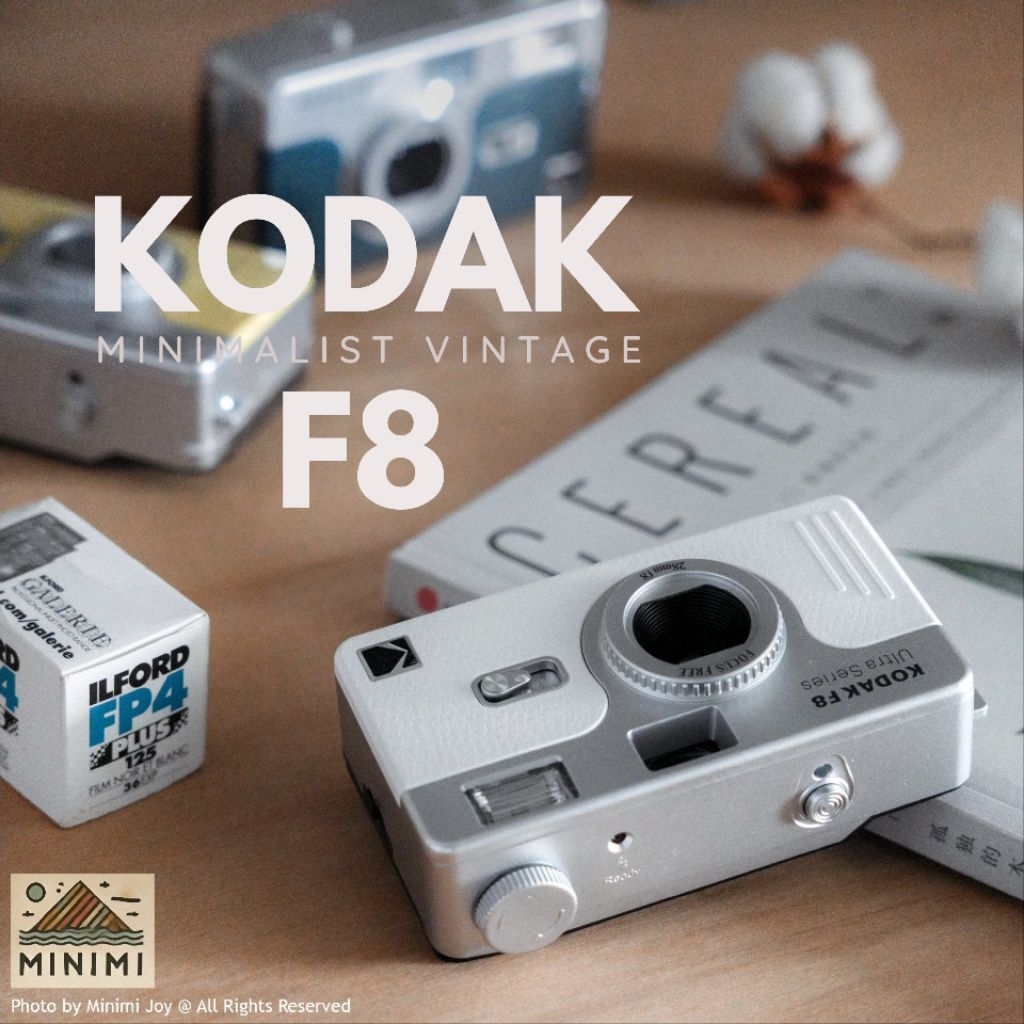 Kodak F8 [Ready Stock ✨✨] Film Camera, Vintage, Full Frame, Minimal, Analog, | Shopee Malaysia