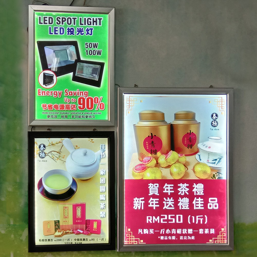 LED Flip Slim Ultra Thin Light Box A2 Size | Shopee Malaysia