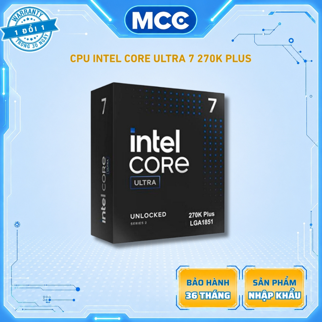 CPU Intel Core Ultra 7 270K Plus BOX ( Full VAT ) | Shopee Việt Nam