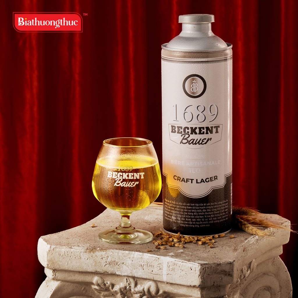 Bia 1689 Beckent Bauer Craft Lager thùng 6 lon 1 lít | Shopee Việt Nam