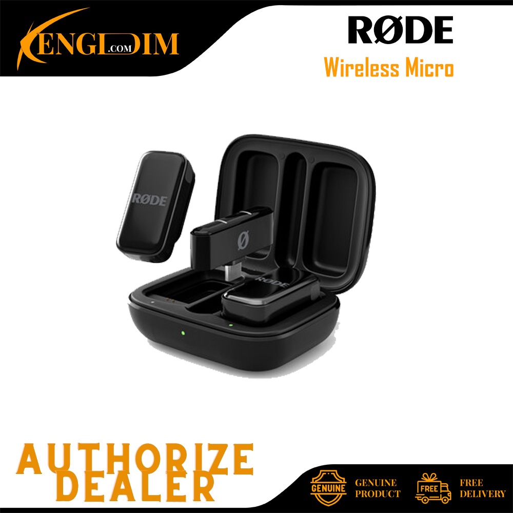 RODE Wireless Micro 2-Person Ultracompact Wireless Microphone System (2.4 GHz) (Malaysia 5 Years Warranty)