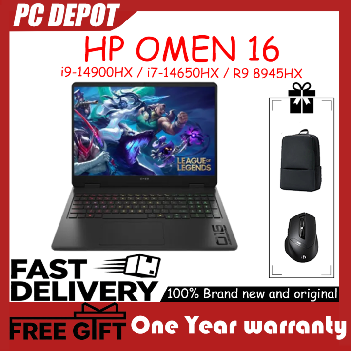 2025 HP OMEN 16 Gaming Laptop | Intel Core i9-14900HX / i7-14650HX/ AMD Ryzen 9 8945HX | RTX 5070/5060 | 16" 2.5K (2560x1600) 240Hz 100% sRGB IPS Win11 | HP Gaming Laptop 16