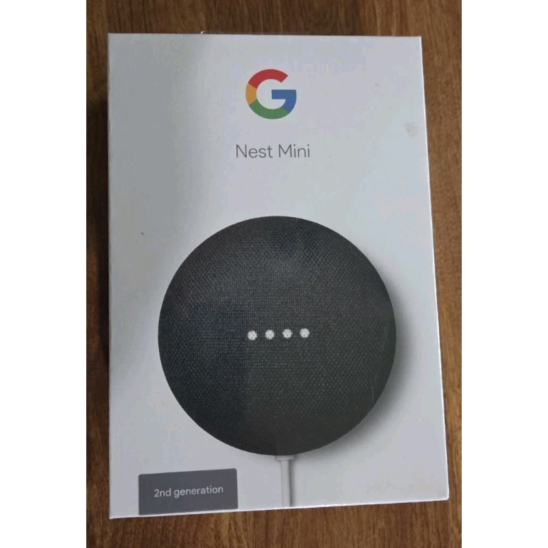 New Google Nest Mini (2nd Gen) – Smart Speaker Voice Assistant – Charcoal