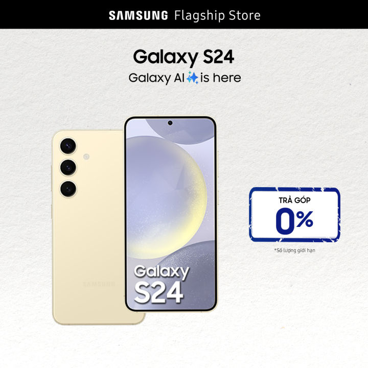 Điện thoại Samsung Galaxy S24, Điện thoại AI, Camera 50MP, Màn hình 6,2" FHD+, Hiệu năng mạnh mẽ | Lazada Việt Nam