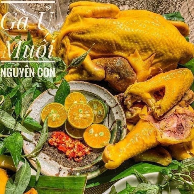1 con Gà ủ muối nguyên con (có đầu) GIAO LIỀN | Shopee Việt Nam