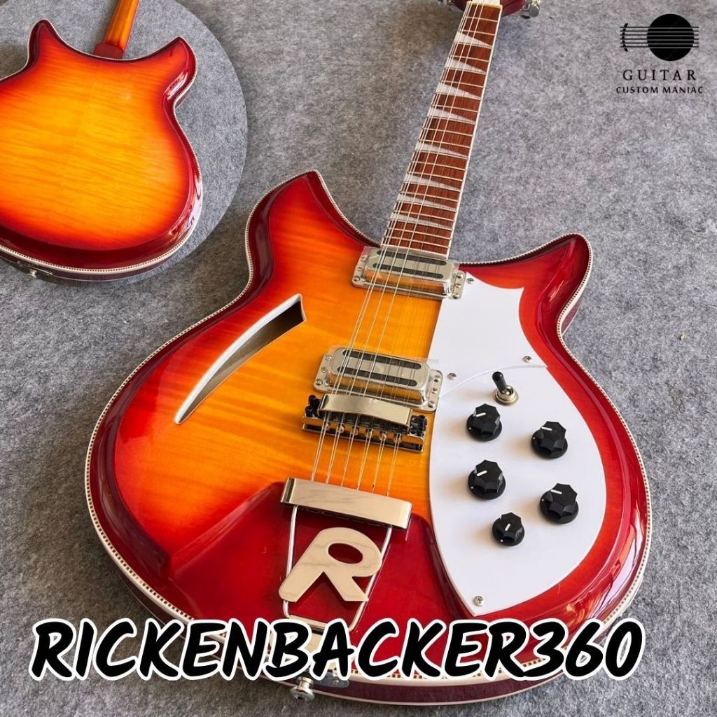 GCM Rickenbacker 360-12 Electric Guitar (Custom Made, Oversea Ready Stock) | Shopee Malaysia