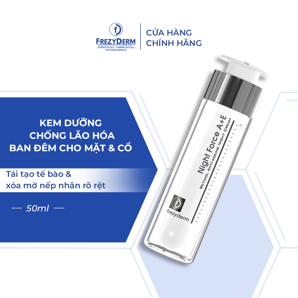 Kem dưỡng chống lão hóa ban đêm cho mặt & cổ Frezyderm Night Force A+E 50ml | Shopee Việt Nam