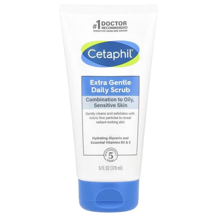 Cetaphil, Extra Gentle Daily Scrub, 6 fl oz (178 ml) | Lazada Malaysia
