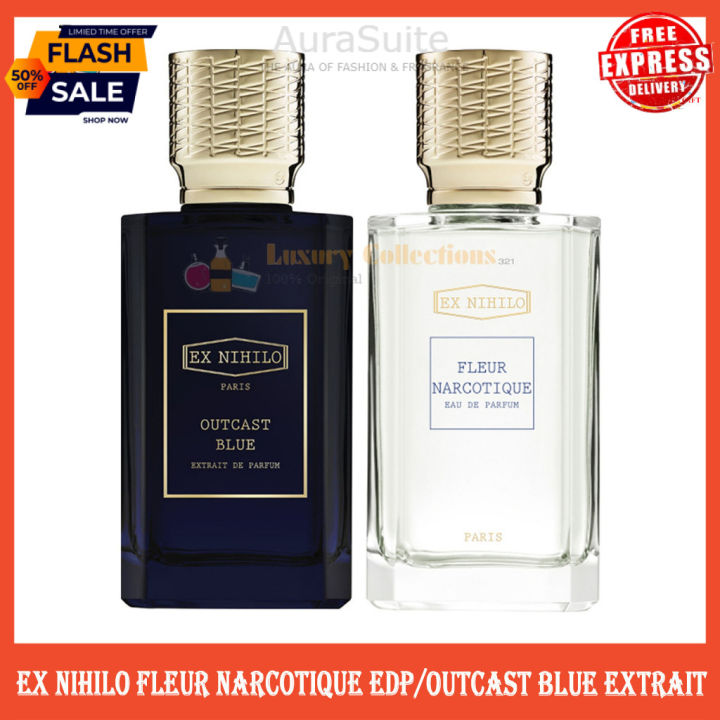 % Ex Nihilo Fleur Narcotique EDP / Outcast Blue Extrait de Parfum 100ml for Women & Men
