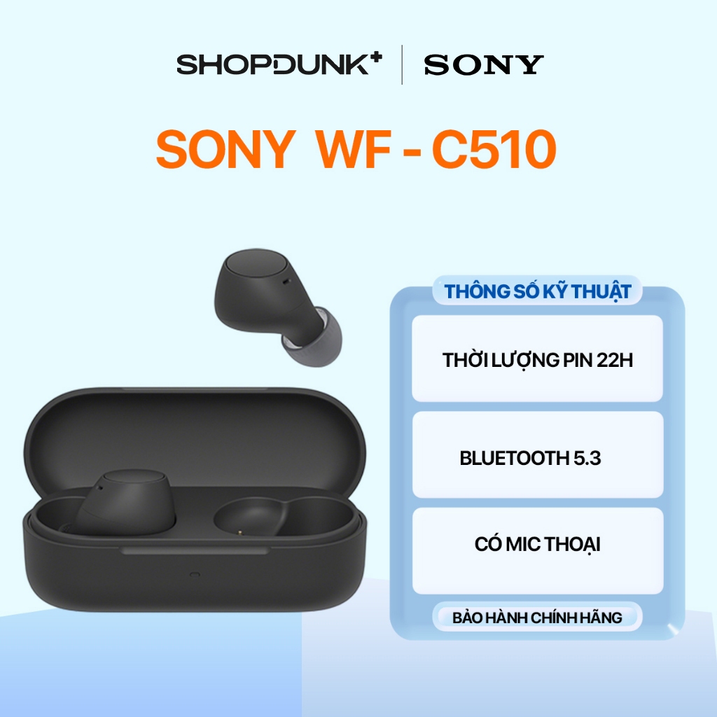 Tai nghe Sony True Wireless WF-C510 | Shopee Việt Nam