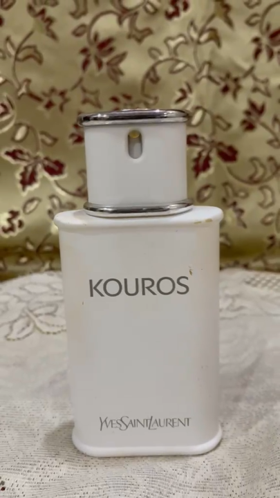 YSL Kouros Eau De Toilette For Men 100ml Partial Bottle (75%-80% Full) Yves Saint Laurent EDT Authentic