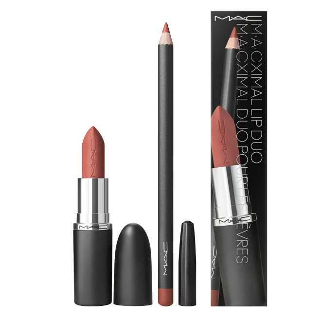 MAC Cosmetics M·A·Cximal Lip Duo: Velvet Teddy (Limited Edition) | Shopee Malaysia