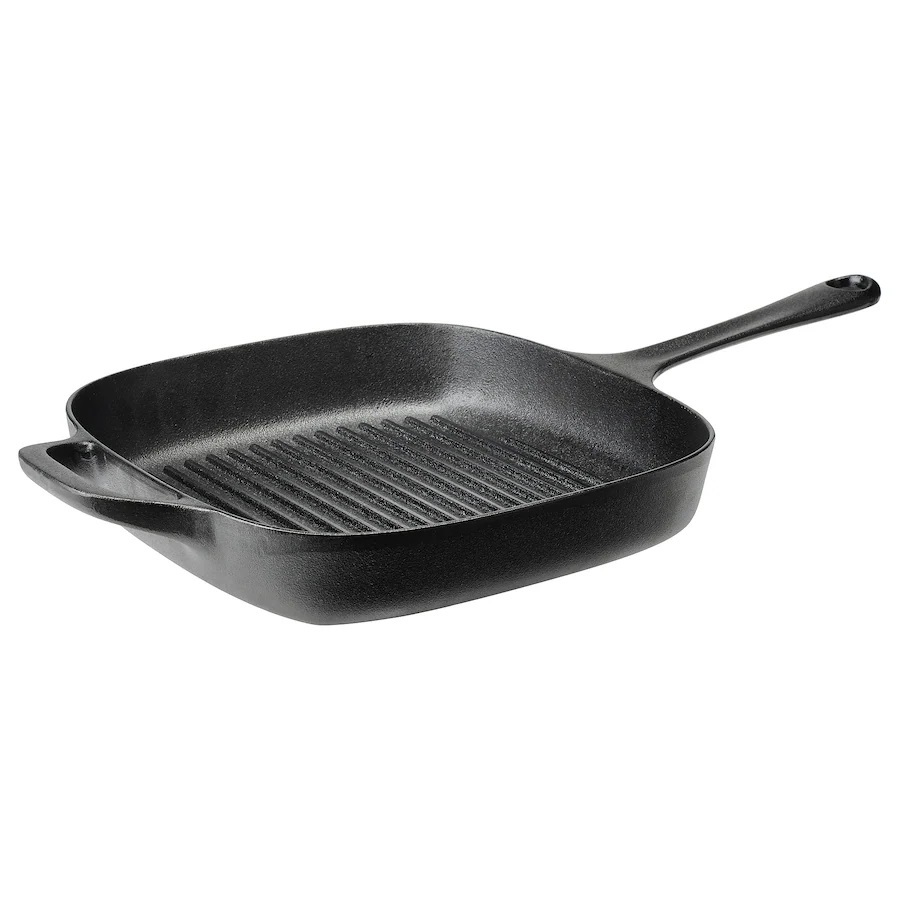 Vardagen IKEA Grill Pan, Cast Iron, 28x28 cm | Shopee Malaysia