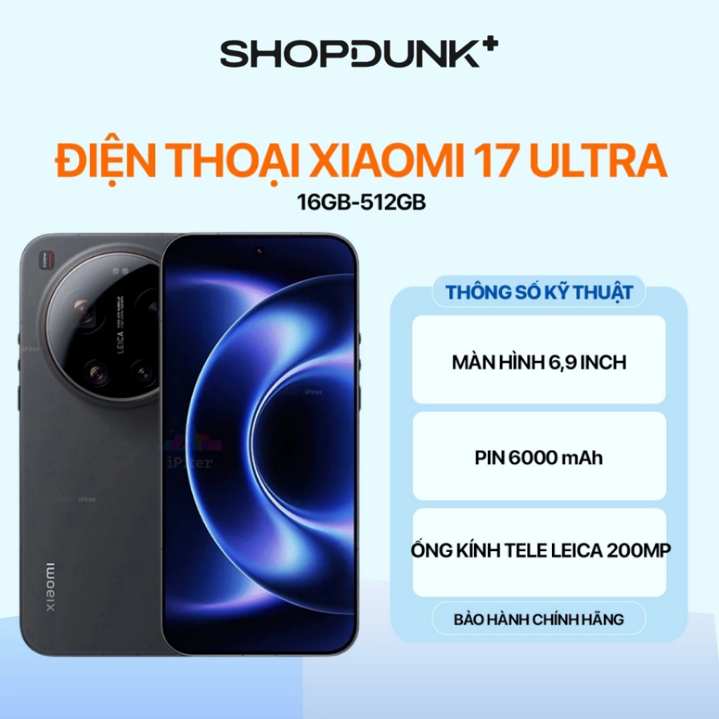 Điện Thoại Xiaomi 17 Ultra 16GB 512GB Chính Hãng | Shopee Việt Nam