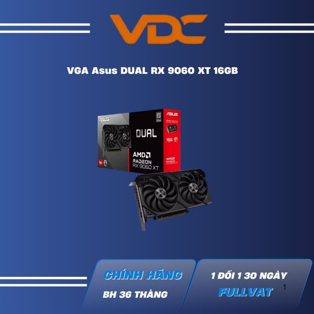 ASUS Dual Radeon™ RX 9060 XT 16GB GDDR6 | Shopee Việt Nam