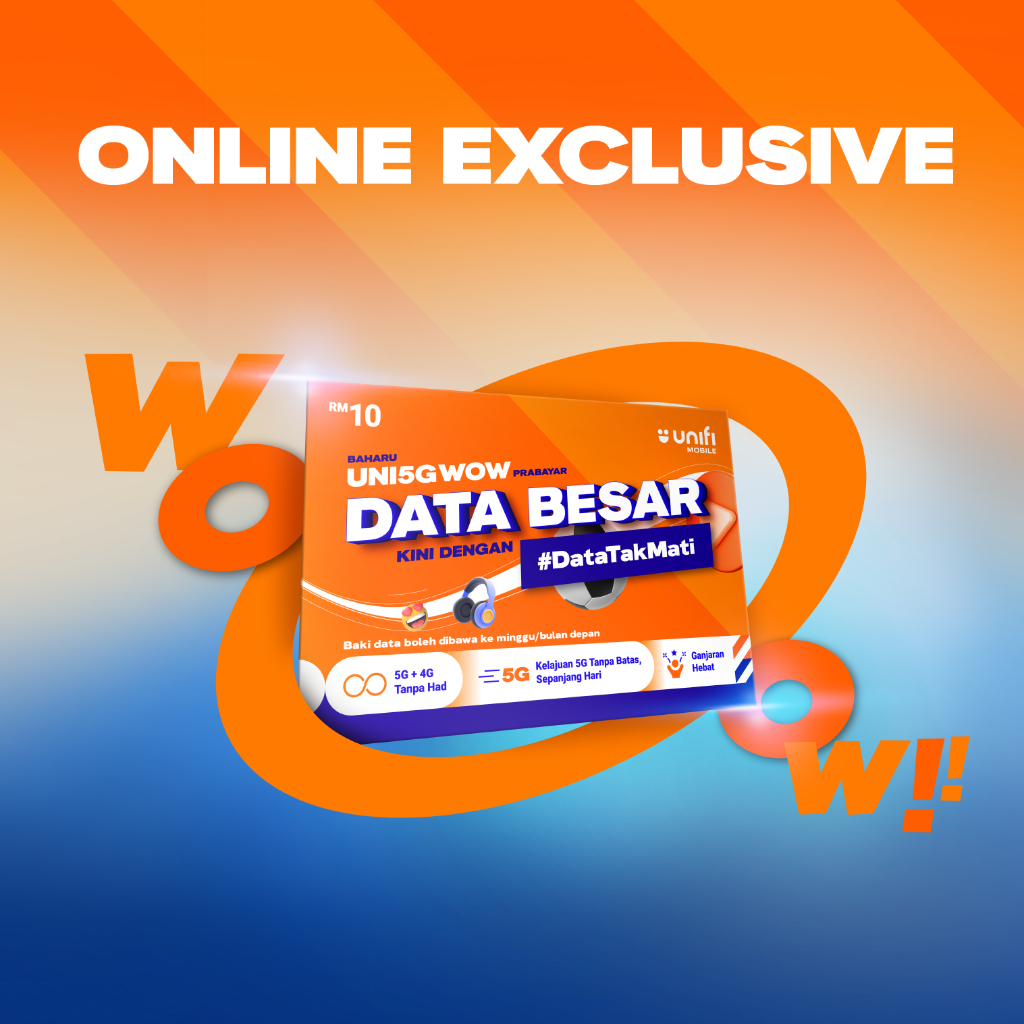 🚀UNIFI PREPAID UNI5G WOW SIMCARD SAHAJA DATA BESAR & UNLIMITED CALL🚀 | Shopee Malaysia