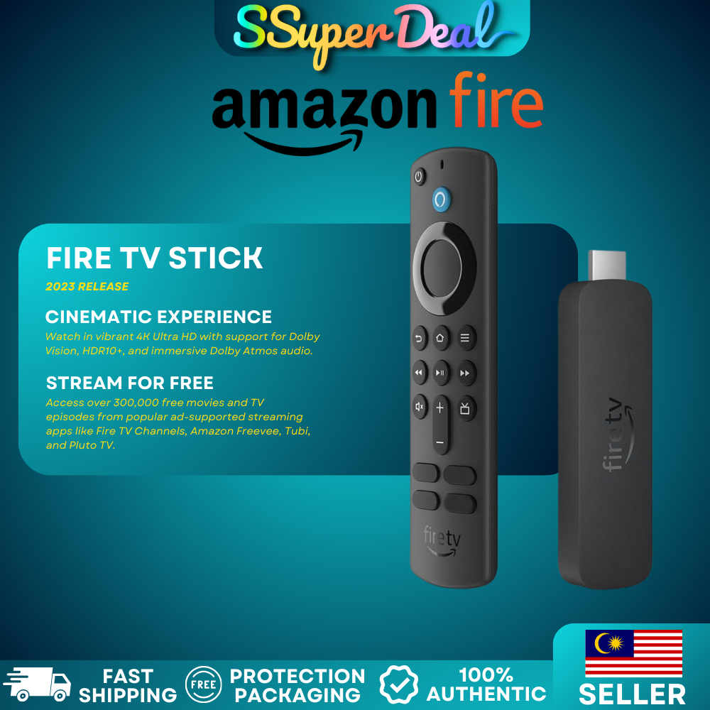 Amazon Fire TV Stick HD/ 4K/ TV Stick Lite/ 4K Max Streaming Media Player | Shopee Malaysia