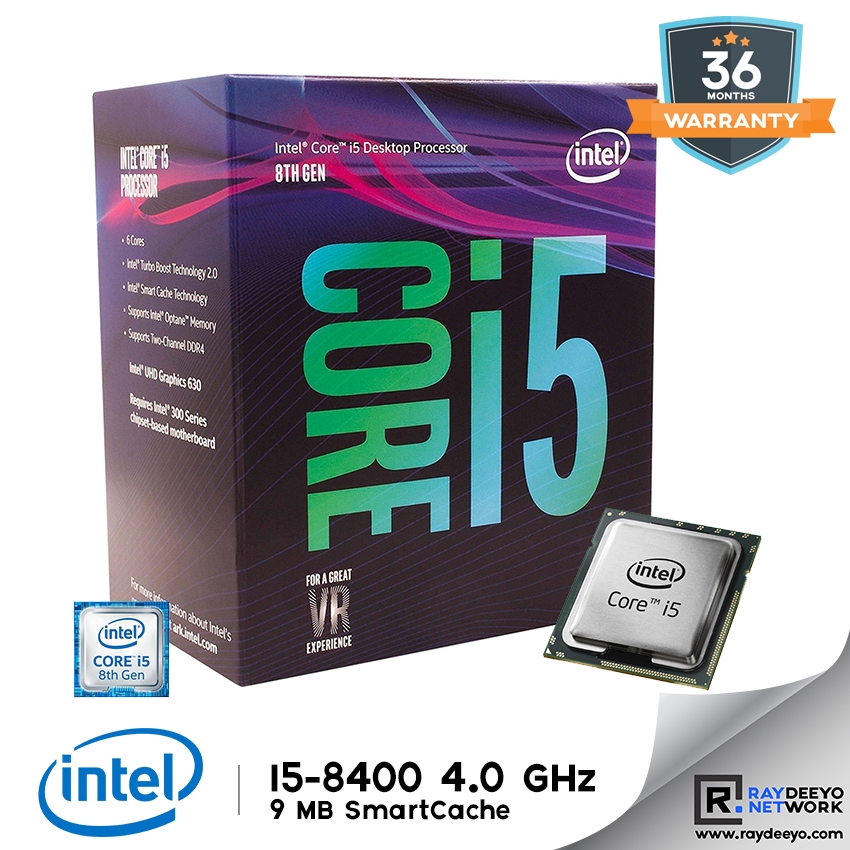 Intel Core i5 8400 Processor [LGA1151, 9M Cache, 4.00 GHz]
