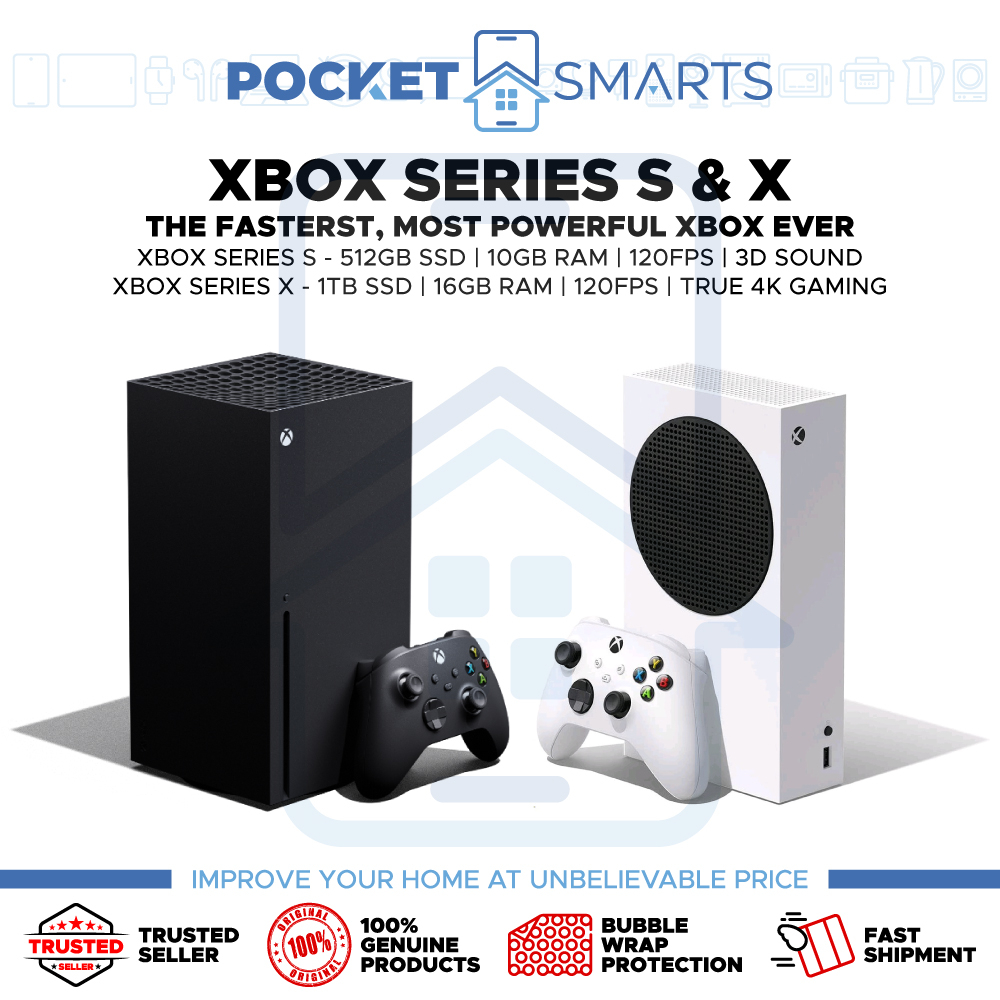 [Asia Set] Microsoft Xbox Series S (512GB SSD/10GB DDR6) | Microsoft Xbox Series X (1TB SSD/16GB DDR6)