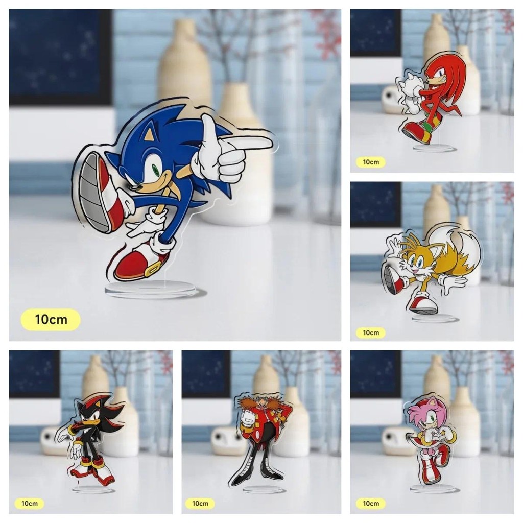 Shadow The Hedgehog Anime Hình Hoạt Tiến Sĩ Eggman Knuckles Đồ Chơi Nhân Vật Người Phụ Nữ Hành Động Đứng Mô Hình Búp Bê Đồ Chơi Acrylic Quà Tặng | Shopee Việt Nam