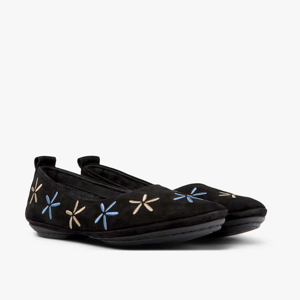 Camper Right Nina Women's Casual Leather Shoes Black-K201513-001 | Shopee Malaysia