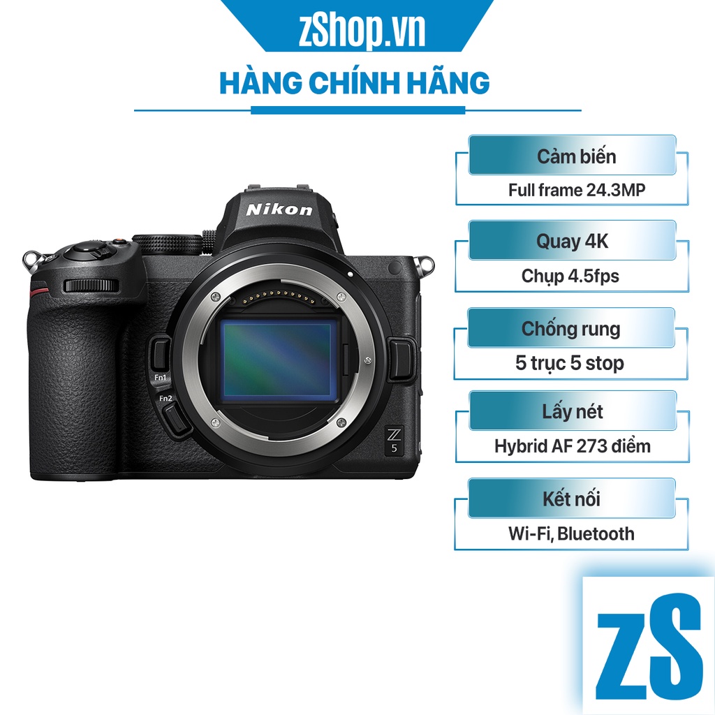Máy Ảnh Nikon Z5 (Hàng Chính Hãng VIC) | Shopee Việt Nam