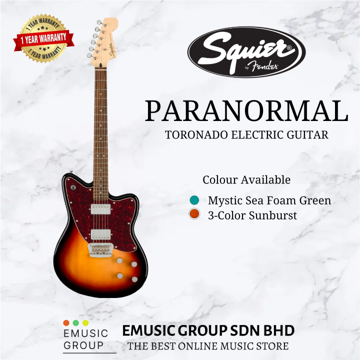 Squier Paranormal Series Toronado Electric Guitar, 3-Tone Sunburst | Lazada Malaysia